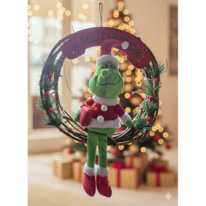 COLGANTE PUERTA GRINCH