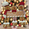 COLGANTE NAVIDAD 3 MUÑECOS CON PATAS 1