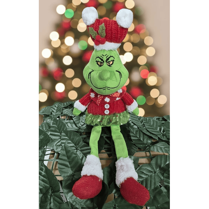 GRINCH NAVIDAD SENTADO