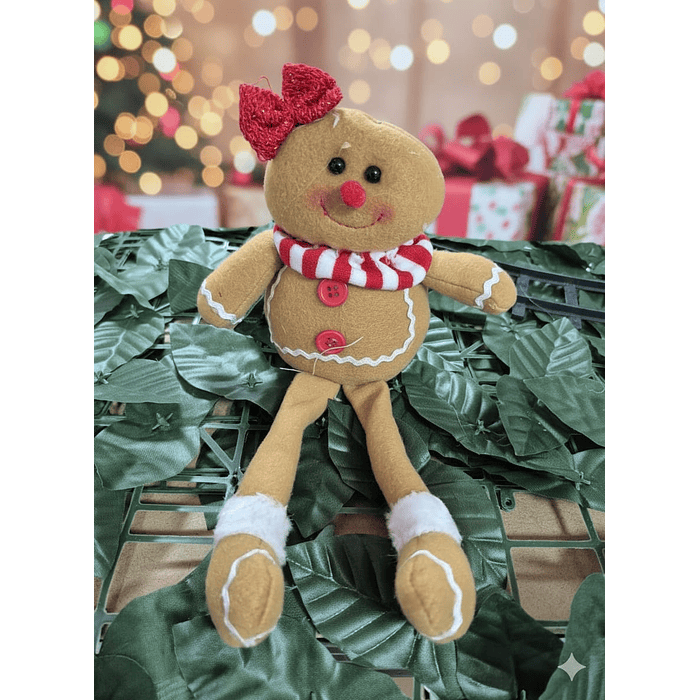 MUÑECO NAVIDAD JENGIBRE PEQUEÑO