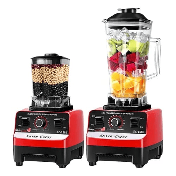 LICUADORA  + PICADORA  SILVER  2