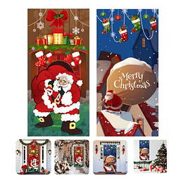 FUNDA PUERTA NAVIDAD 