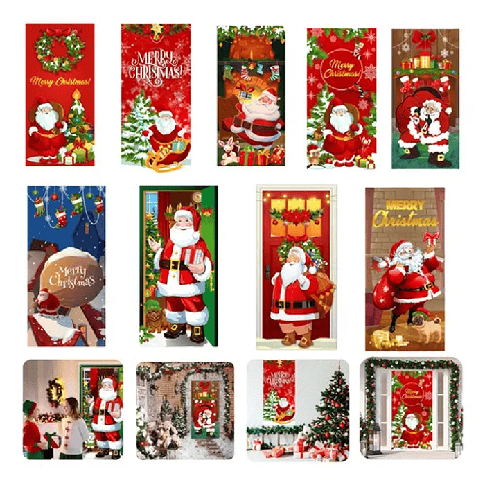 FUNDA PUERTA NAVIDAD  2