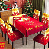 MANTEL + FUNDA DE SILLA 7PCS NAVIDAD  1