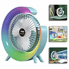 Ventilador portatil lampara led  1