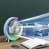 Ventilador portatil lampara led  2