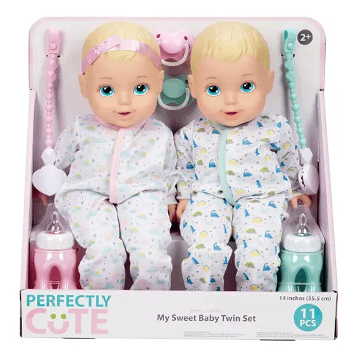 MUÑECA TWINS SET 2 PCS 