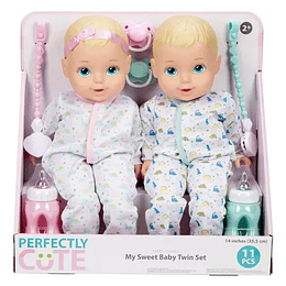 MUÑECA TWINS SET 2 PCS 