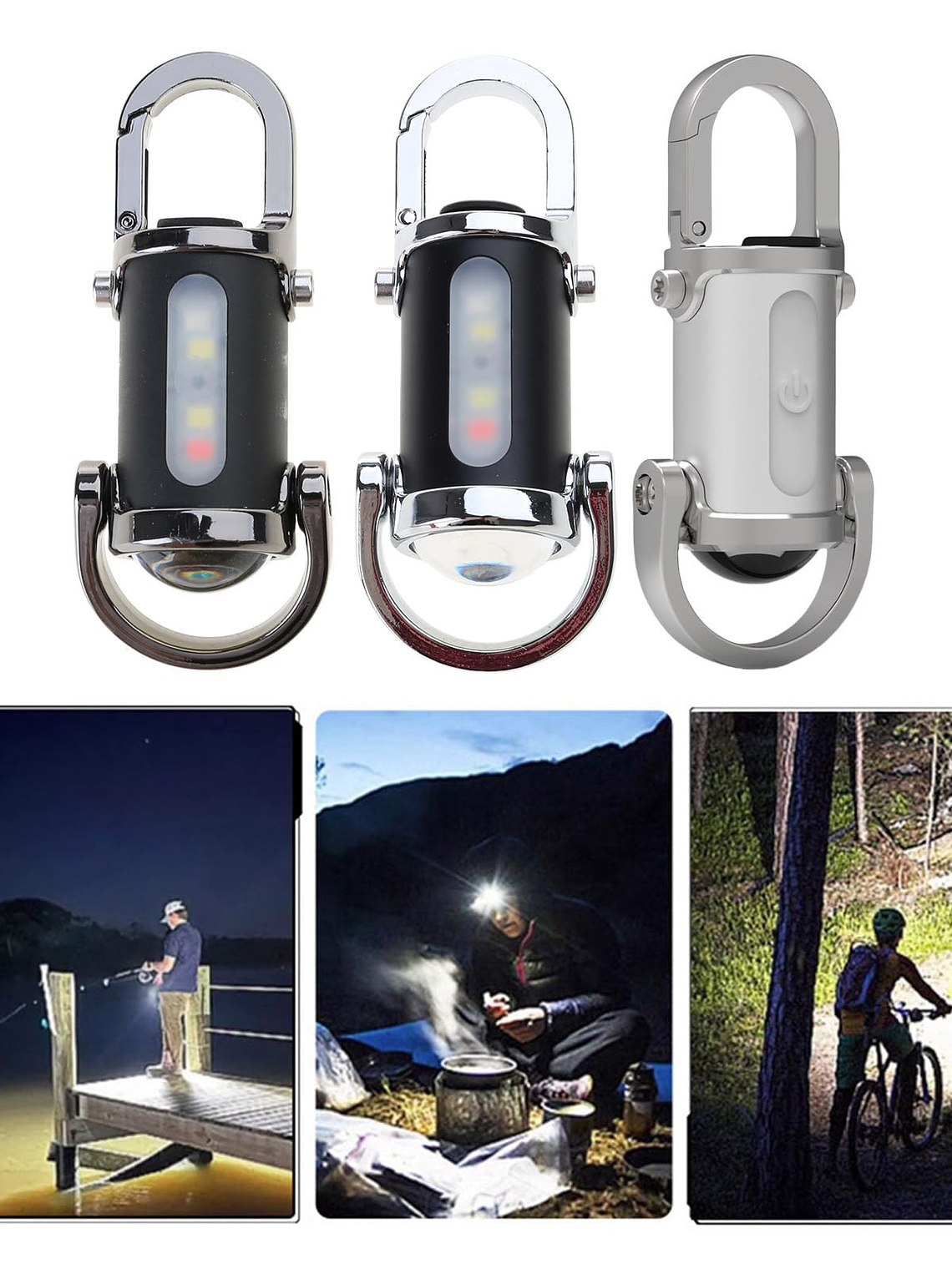 Linterna recargable usb  llavero 1