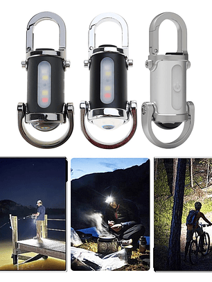 Linterna recargable usb  llavero