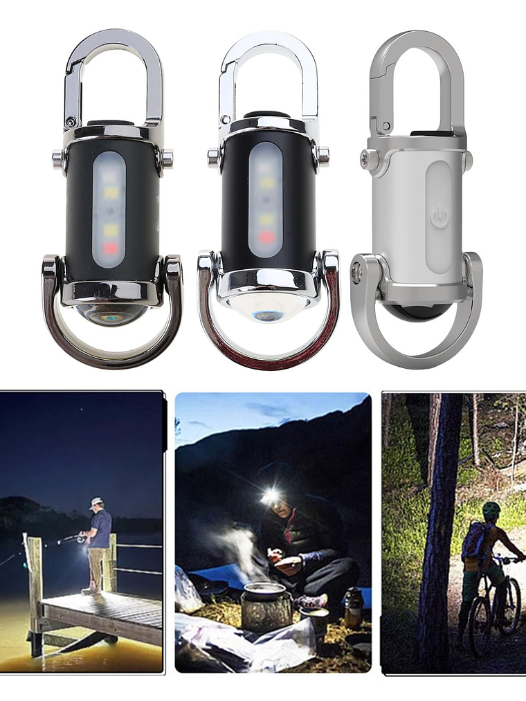 Linterna recargable usb  llavero 1