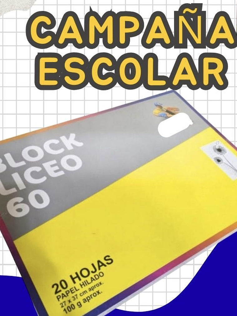 BLOCK DE DIBUJO 20HOJAS 21X26.5CM 1