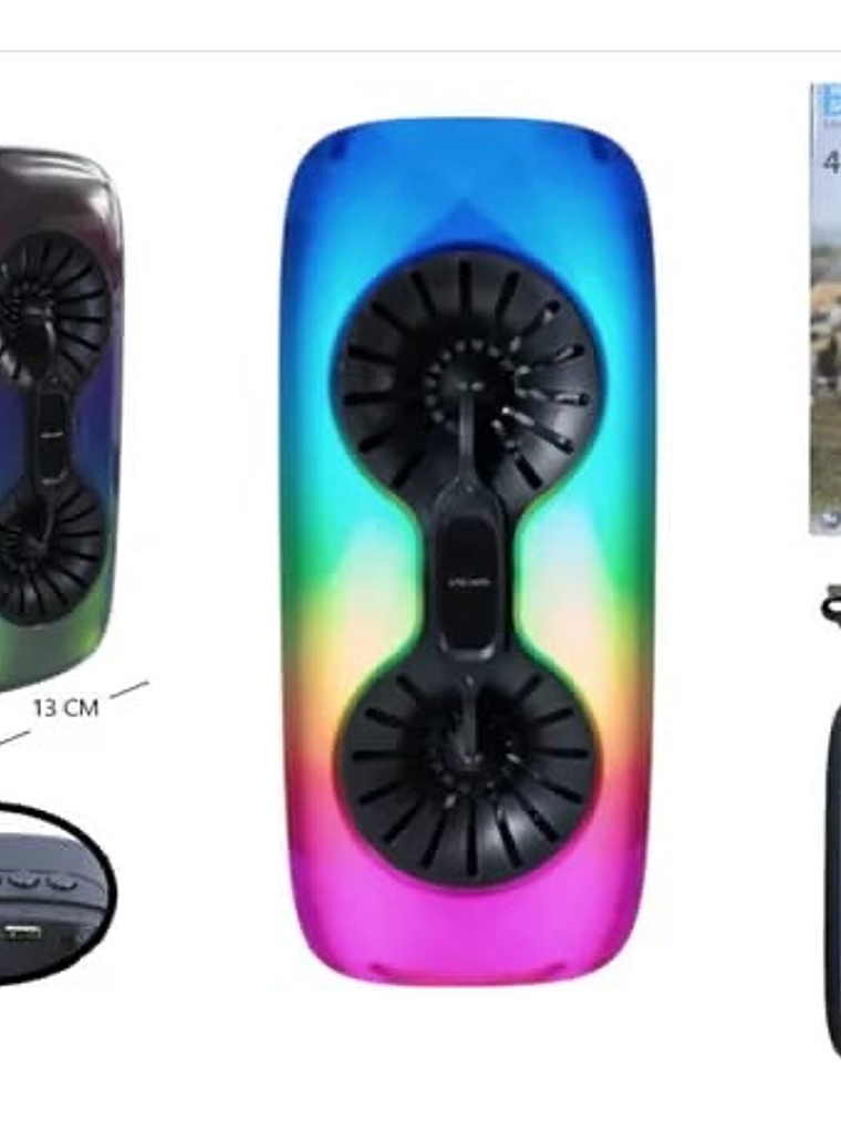 PARLANTE KTX - 1474 30X11.5X13CM 1