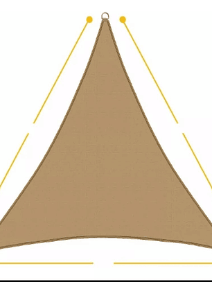 MALLA PARASOL TRIANGULO 3x3x3