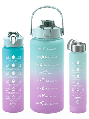 BOTELLA TRIPLE TRICOLOR 