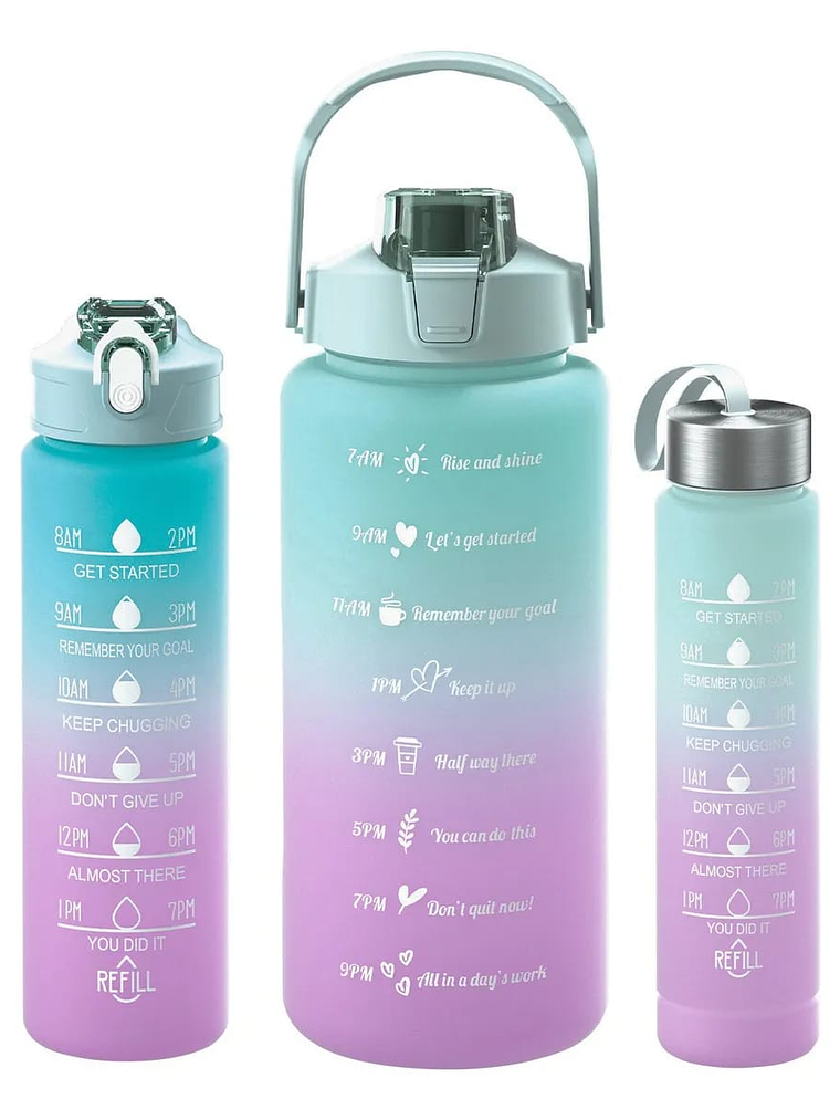 BOTELLA TRIPLE TRICOLOR  1