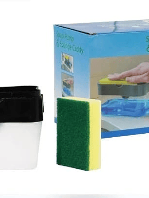 DISPENSADOR DE JABON + ESPONJA