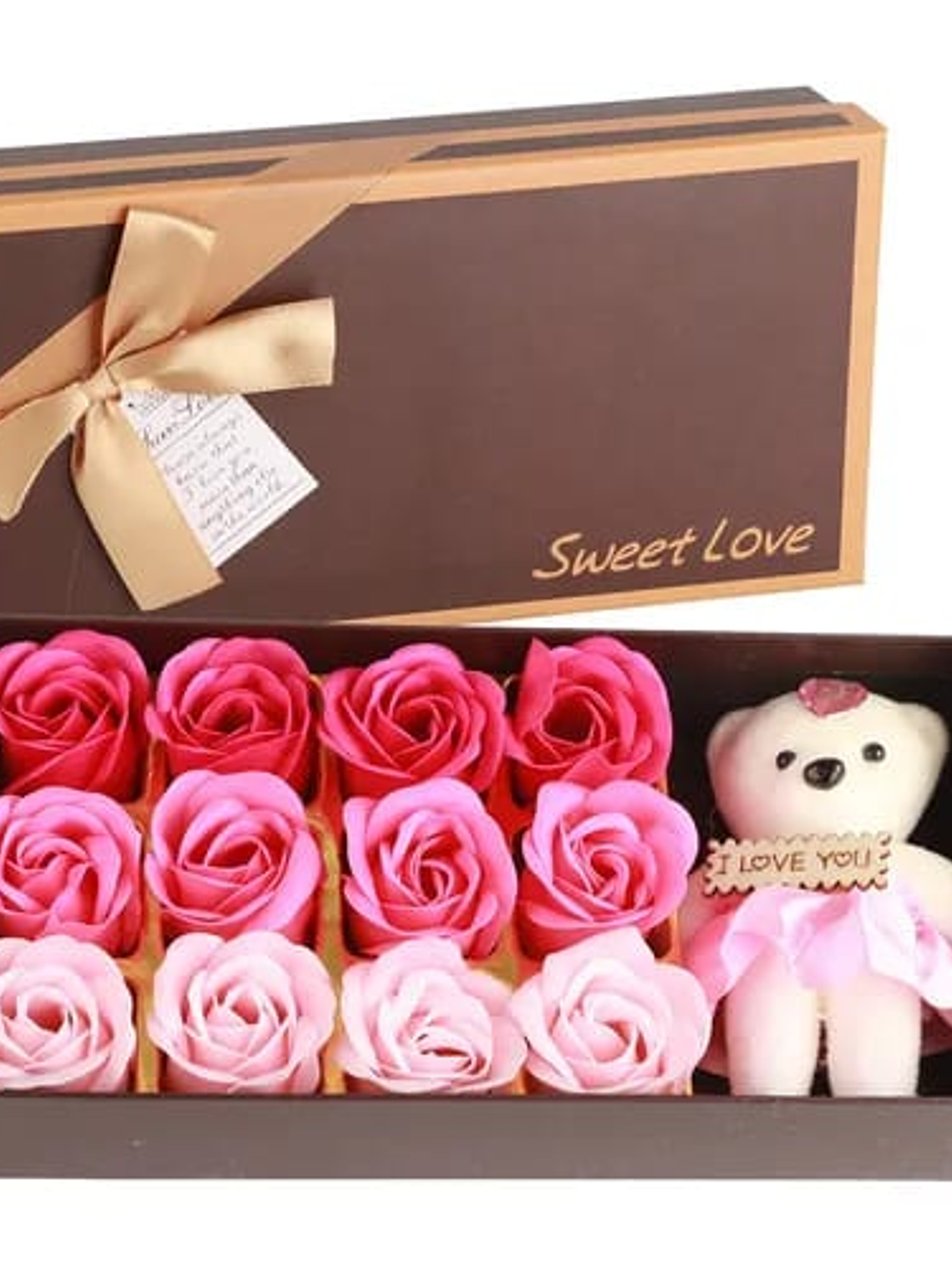 JABON ROSA 12 PCS + OSO CDG- 11638 1