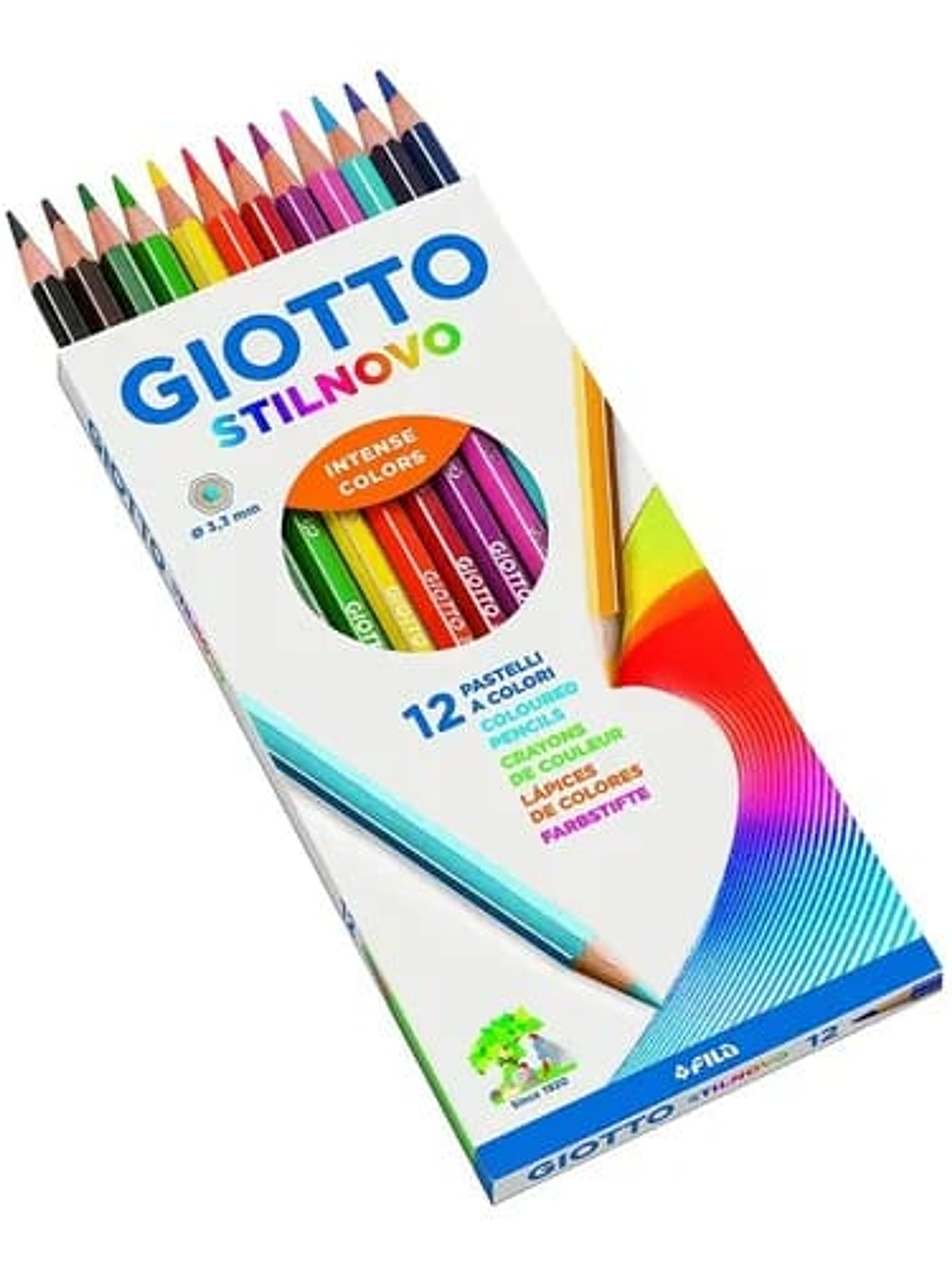 LAPICES COLORES GIOTTO 12 PCS 1