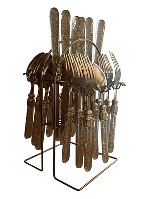 SET JUEGO CUBIERTOS 24PCS