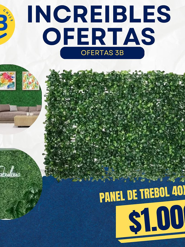 ALFOMBRA TRÉBOL 40X60CM 1