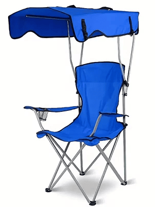  SILLA CAMPING CON SOMBRILLA