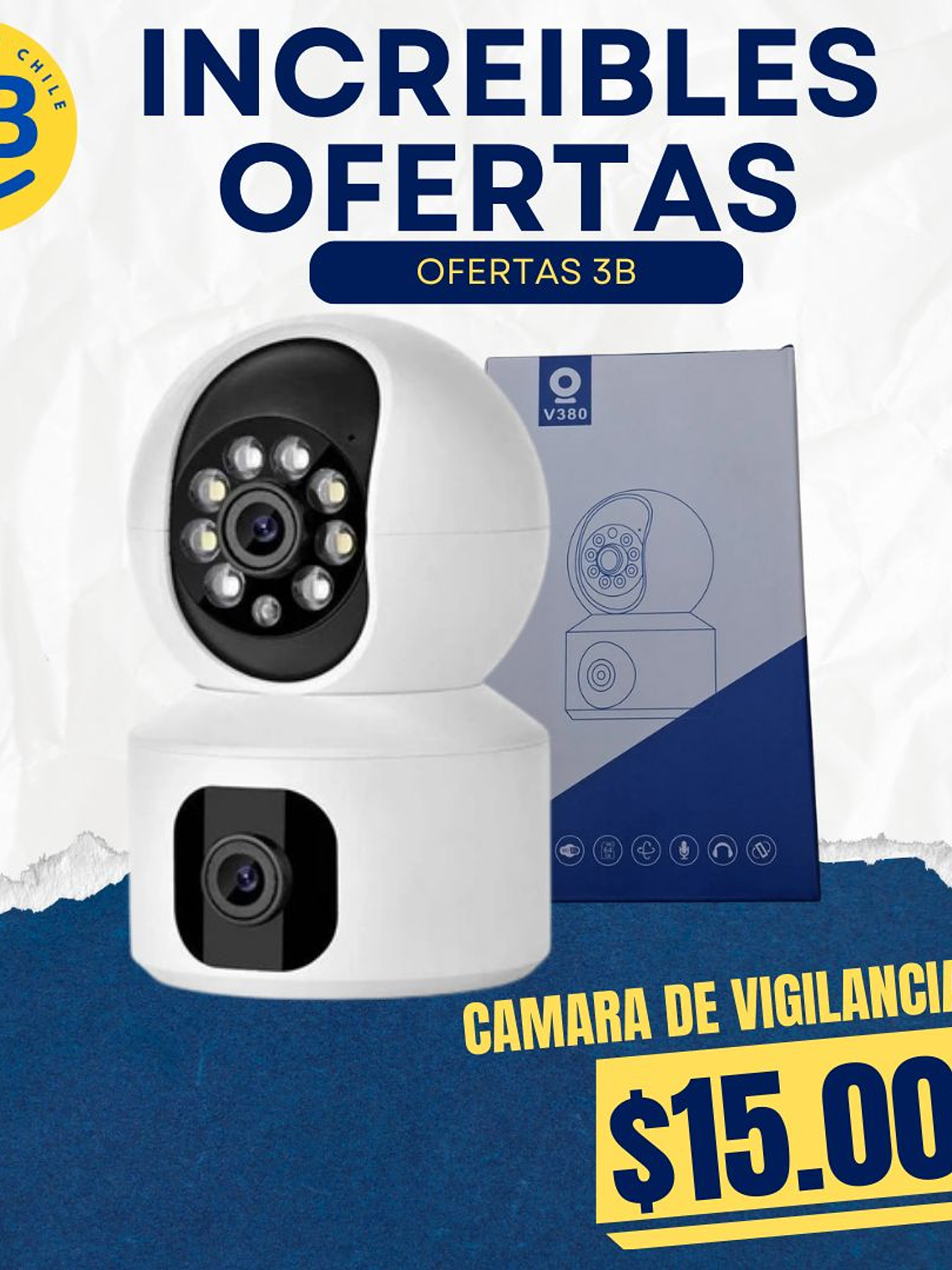 CAMARA DE VIGILANCIA DOBLE V380 1
