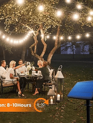 GUIRNALDA SOLAR 5M 10LED