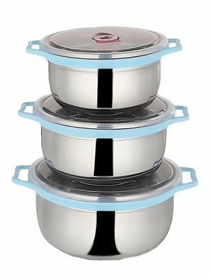  SET TAPER ACERO INOXIDABLE 3PCS