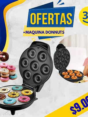 Maquina donnuts 7pcs grande 