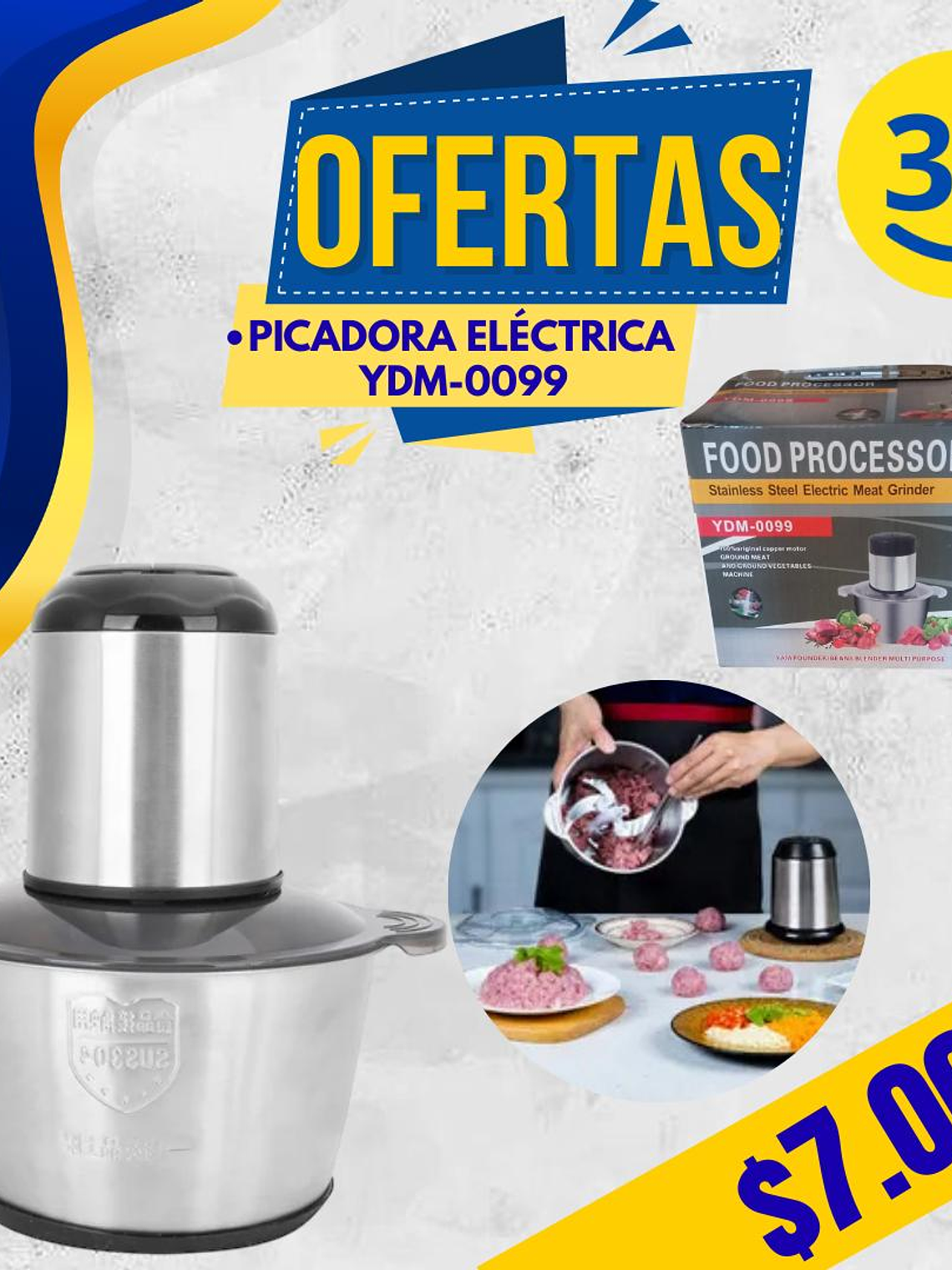 PICADORA ELECTRICA YDM  0099 1