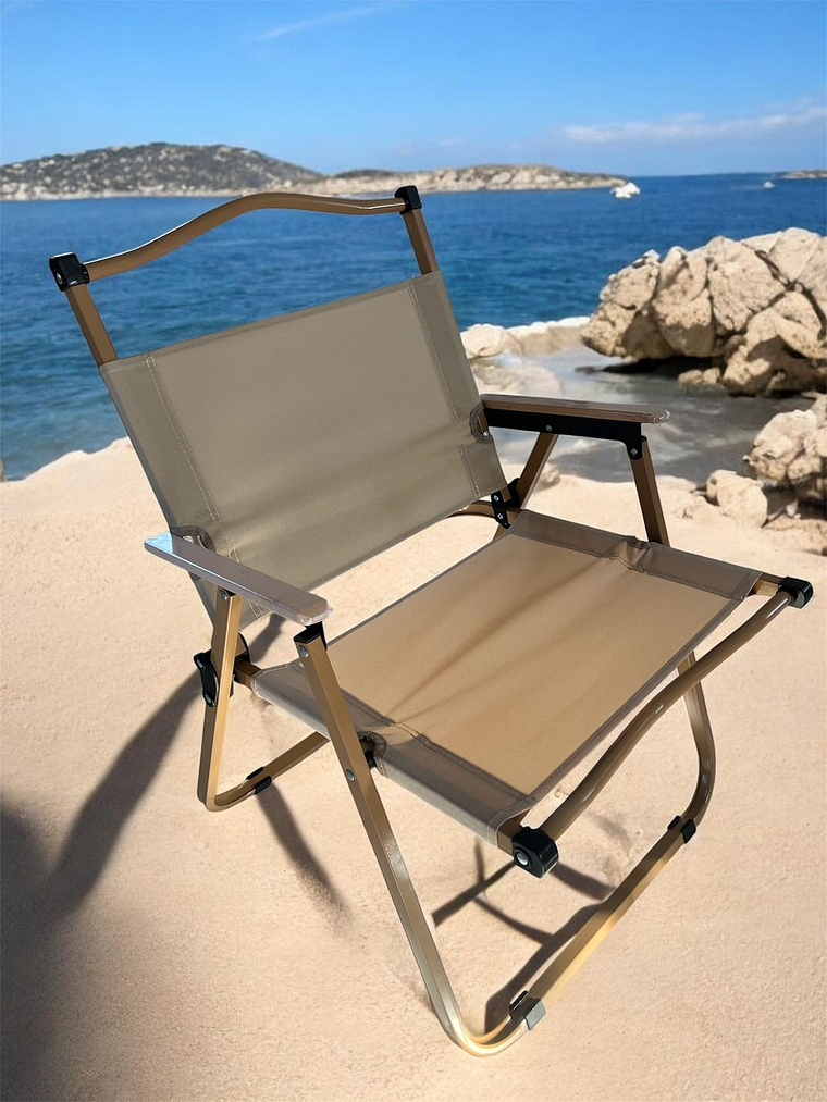 CAMPING PLEGABLE BEIGE/NEGRA  3