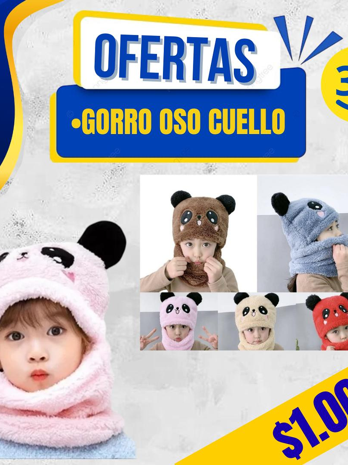 GORRO OSO CUELLO 1