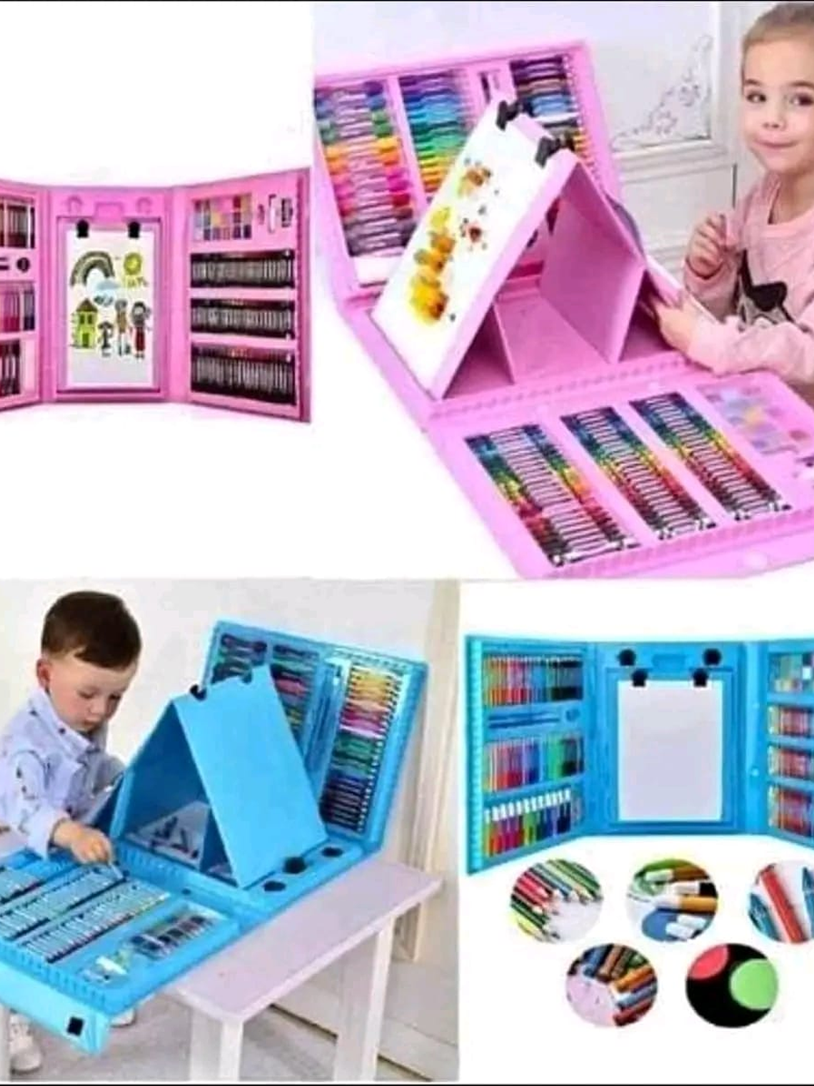 SET MALETA ARTE 208PCS  1