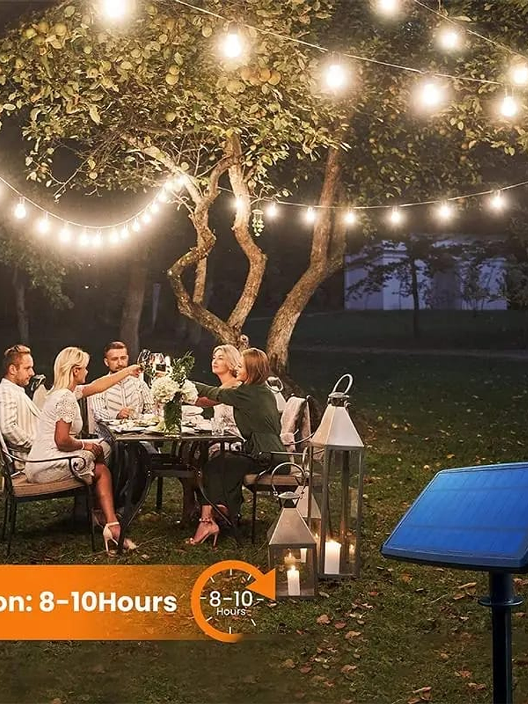 GUIRNALDA SOLAR 5M 10LED CALIDAD  1