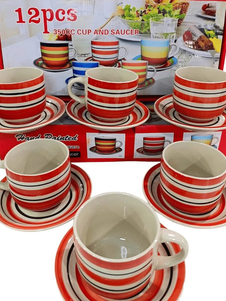  TAZA+PLATO 12PCS 1