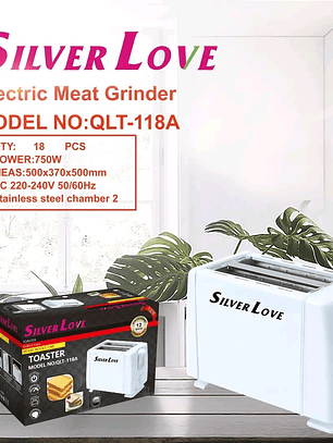 TOSTADOR DE PAN SILVER LOVE