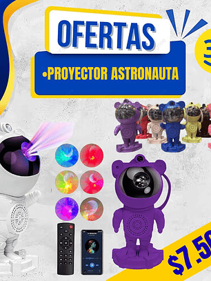 PROYECTOR ASTRONAUTA