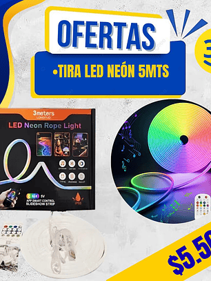 TIRA LED NEÓN 5MTS