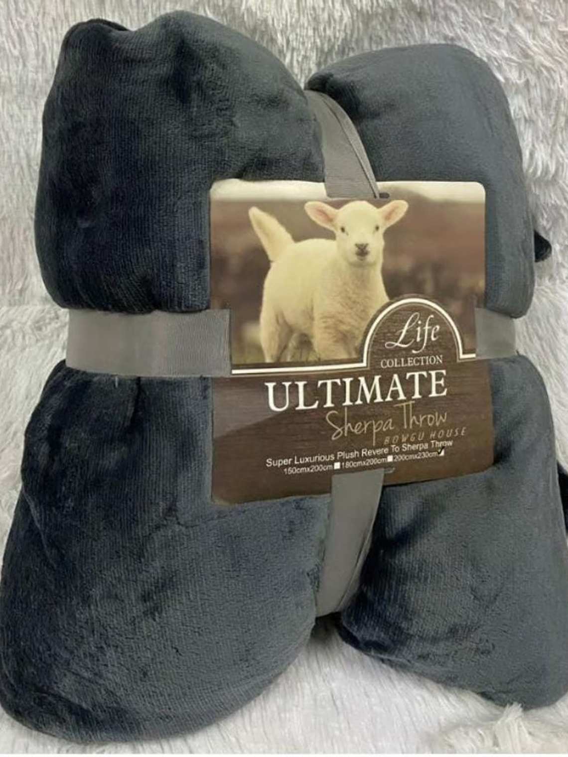 FRAZADA SHERPA CON CHIPORRO 200X230CM 1