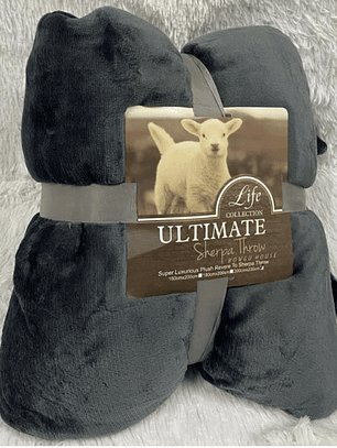 FRAZADA SHERPA CON CHIPORRO 200X230CM