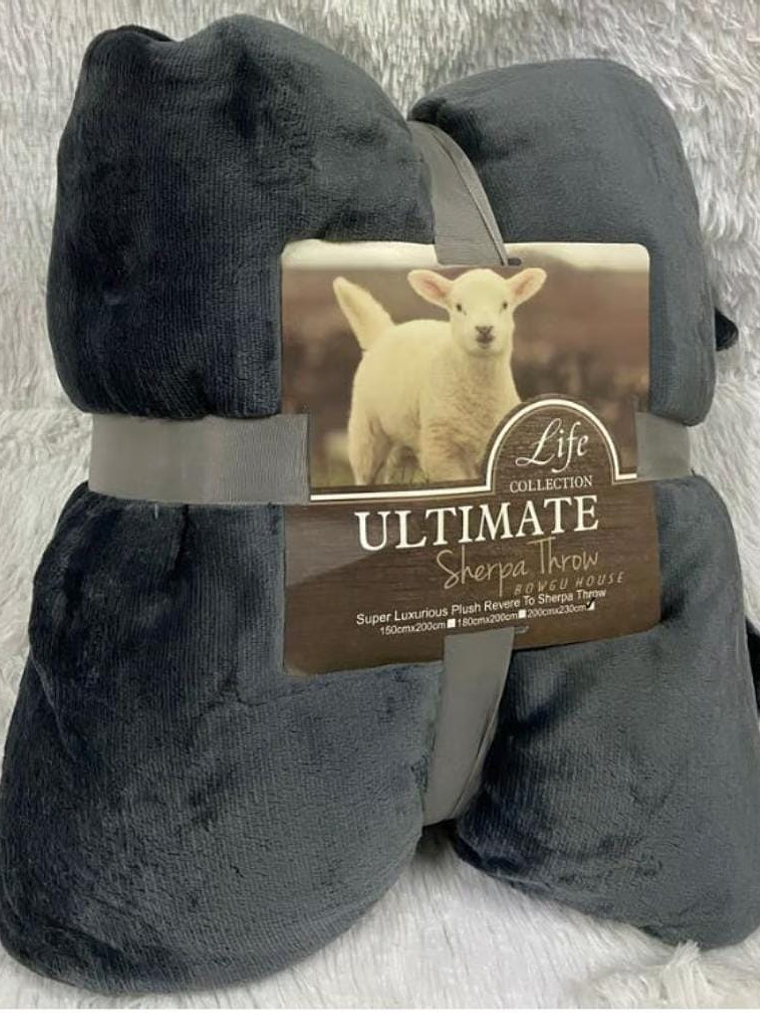 FRAZADA SHERPA CON CHIPORRO 200X230CM 1