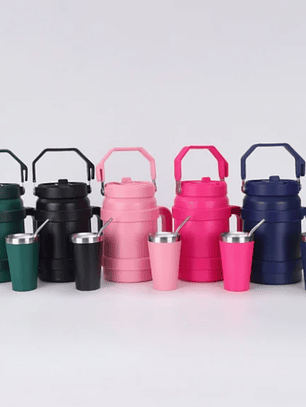 SET TERMO + VASO MATE VACUUM 1200ML