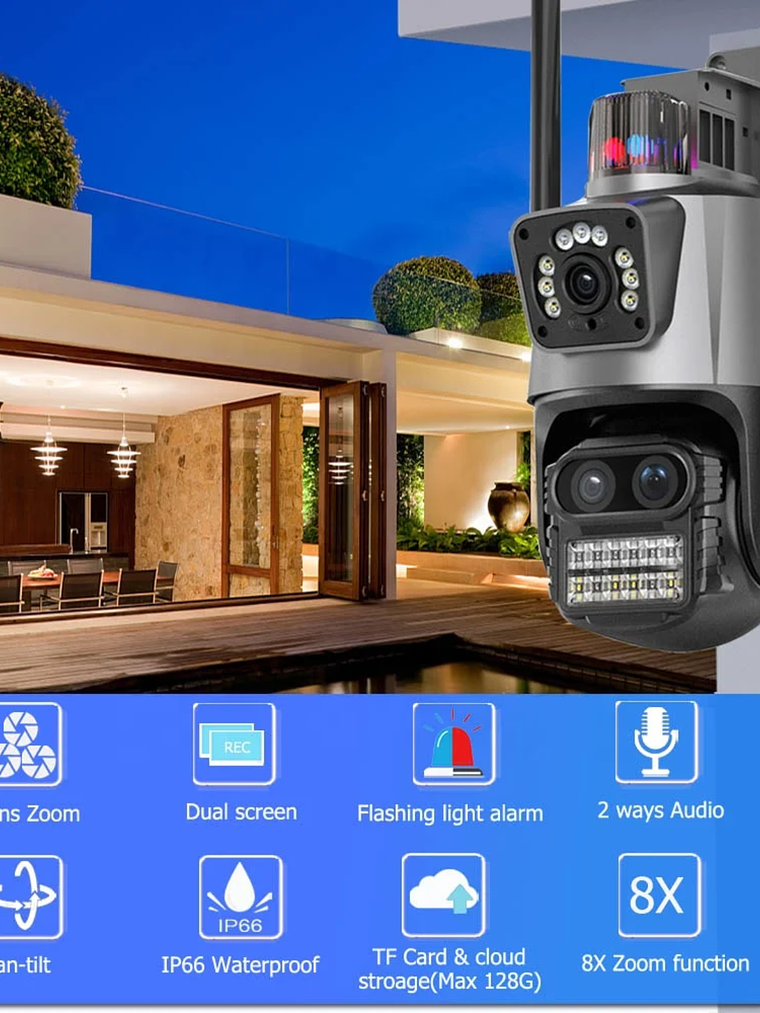 CAMARA WIFI DOBLE  2