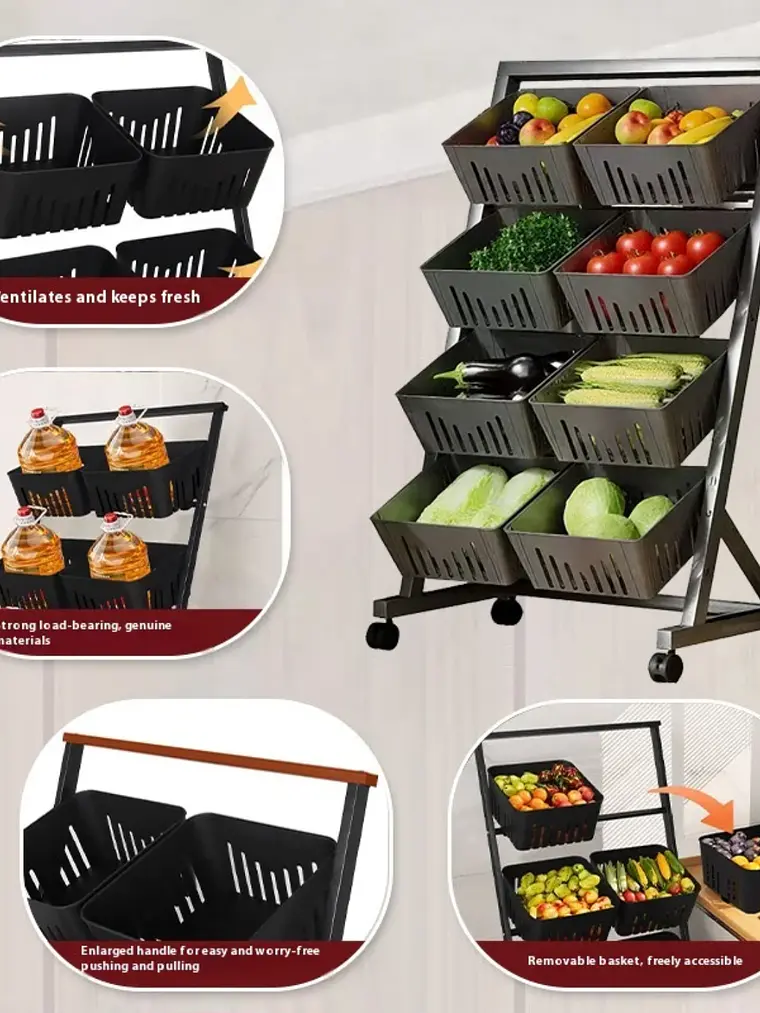 ORGANIZADOR DE VERDURAS 4 NIVELES 8PCS  2