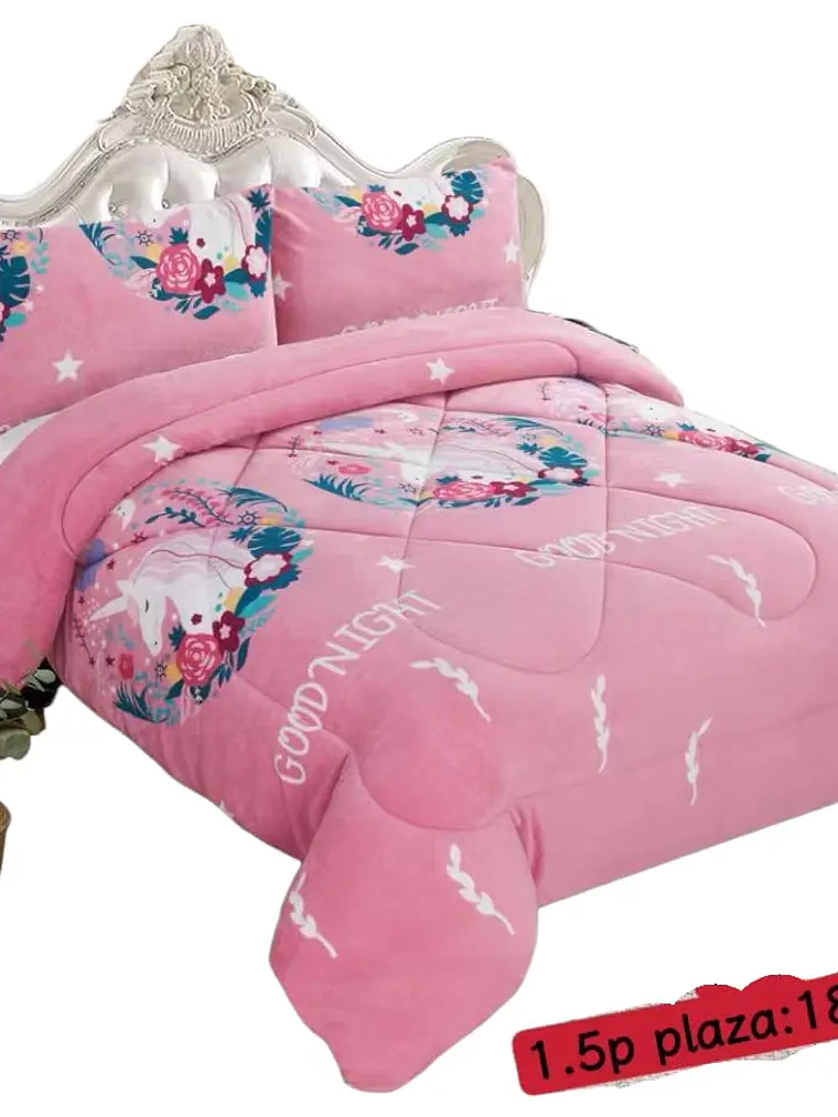 COBERTOR PLUSH CON CHIPORRO 1.5PLZ 3