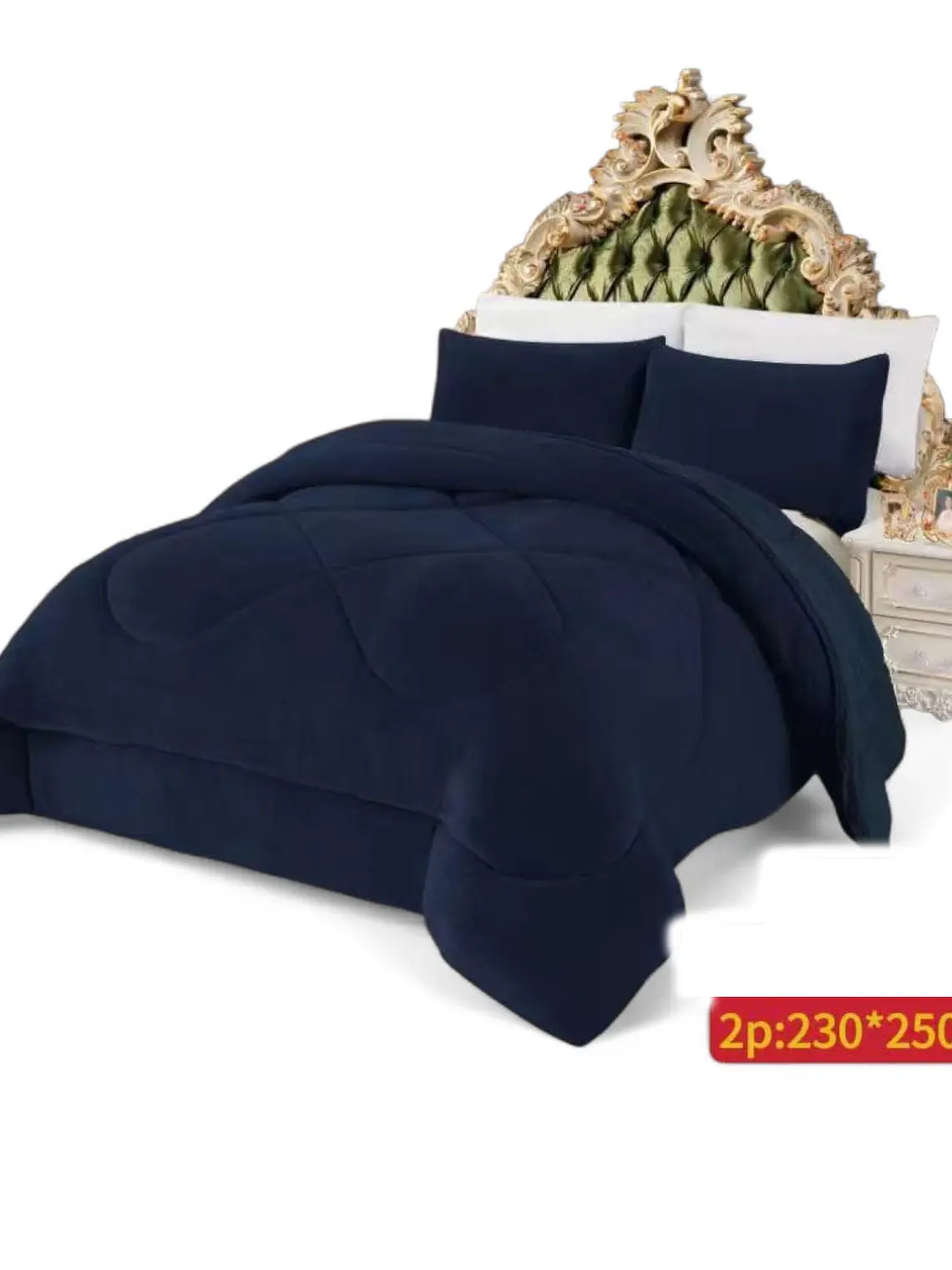 Cobertor con chiporro liso 230x250 3