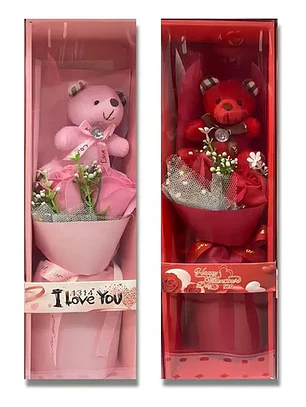 RAMO OSO ROSA CN CAJA 
