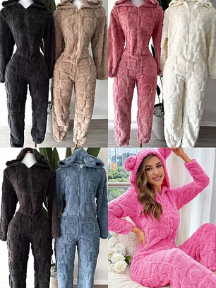 PIJAMA ENTERIZO TRENZADO