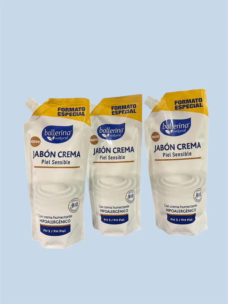 JABÓN CREMA PIEL SENSIBLE X CAJA DE  18 PCS  1